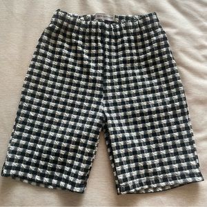 Urban outfitters checkered biker shorts